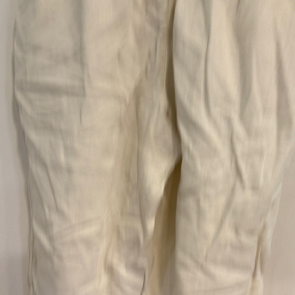 Who What Wear Cream Linen Chinos - Picture 5 of 5